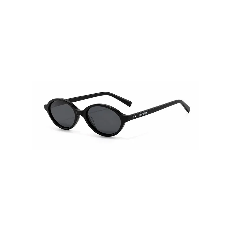 Gafas de sol ovaladas ANIRAM Negro de acetato polarizadas — bepolar