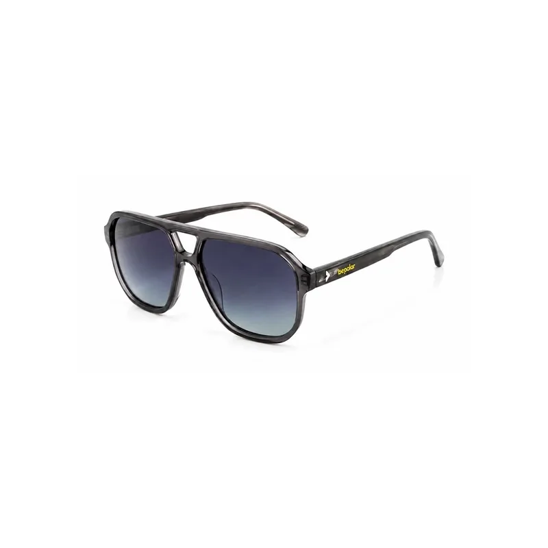 Gafas de sol SASHA Grey de acetato con lentes polarizadas — bepolar